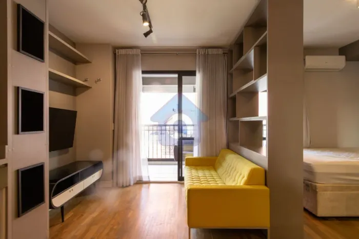 Imperdível! Apartamento mobiliado para locação na Bela Vista, São Paulo-SP, com 1 quarto,