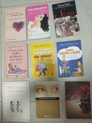 9 livros tema Mulheres inteligentes - Relacionamento - Casamento