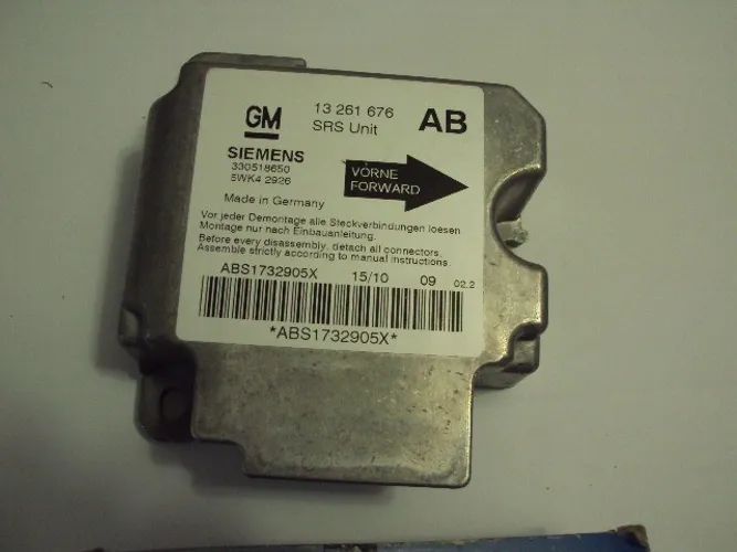 gm astra zafira modulo air bag novo original