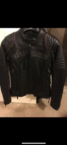 Jaqueta Harley Davidson de couro impermeável 