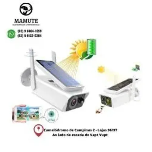 Câmera Ip Externa Energia Solar Full Hd Bullet Wifi Segurança Ip66