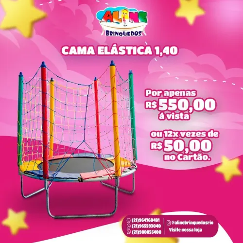 cama elástica 1.40