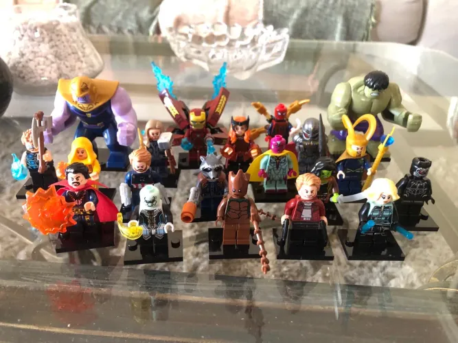 Lego Minifigures Heróis Marvel