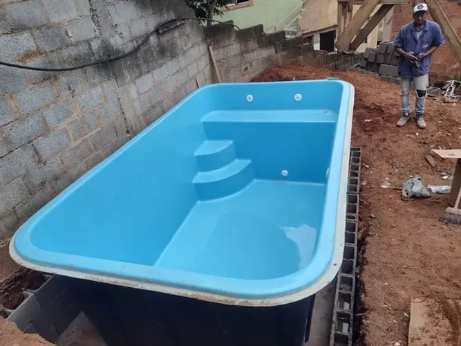 Piscina de fibra direto de fabrica 