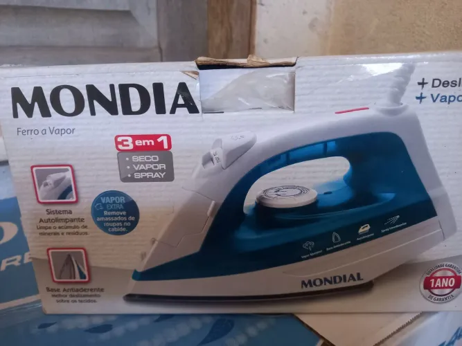 Ferro a Vapor Mondial 3 em 1 - 130
