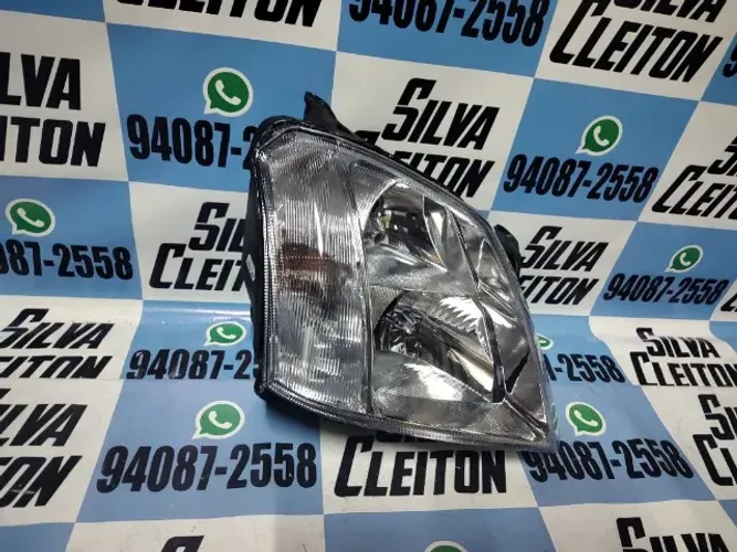 farol direito meriva 2003 ate 2012 novo importado cromado