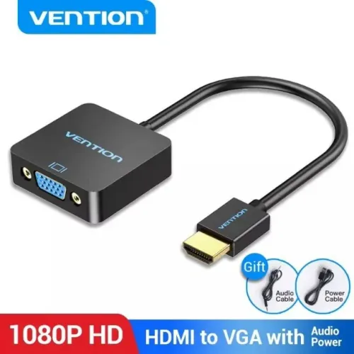 HDMI para VGA com Power - PS3 / PS4 / PS5 ou Xbox - Original Vention
