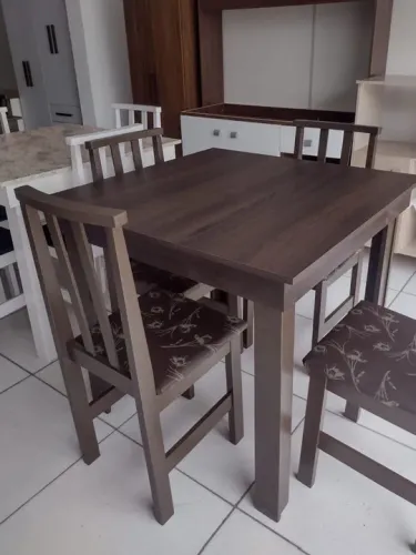 Mesa 4 cadeiras novas direto da fábrica !