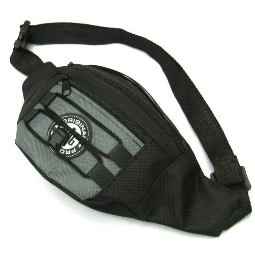 POCHETE EM POLIÉSTER RESINADO BICOLOR COM AMARRAÇÃO FRONTAL