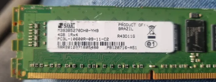 Promoção Memoria Servidor x79 Xeon Ddr3 pc3 4Gb *0 12800 14900 a partir
