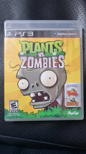 Jogo PS3 Plants vs Zombies Raridade Mídia Física Original Usado
