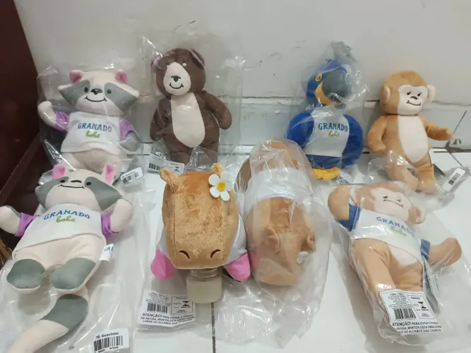 Lote de 8 Pelúcias Granado NOVAS