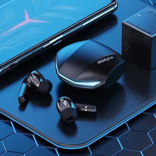 Fone De Ouvido Sem Fio Lenovo Gm2 Pro Bluetooth 5.3 Touch Gamer Com Led