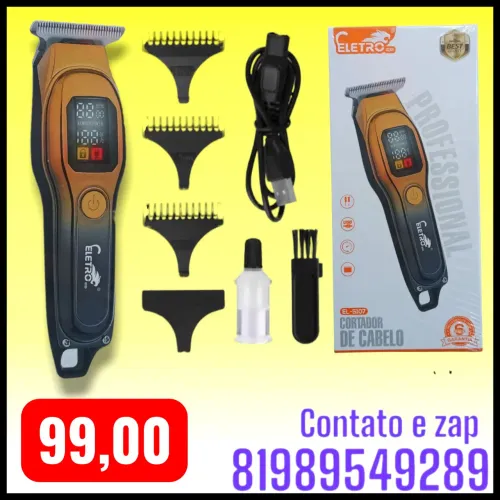 máquina de cortar cabelo profissional Eletro-mex EL-5107.