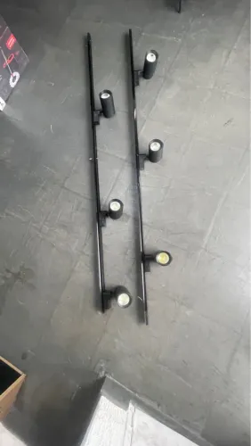 KIT TRILHO COM 3 iluminação lojas salas
