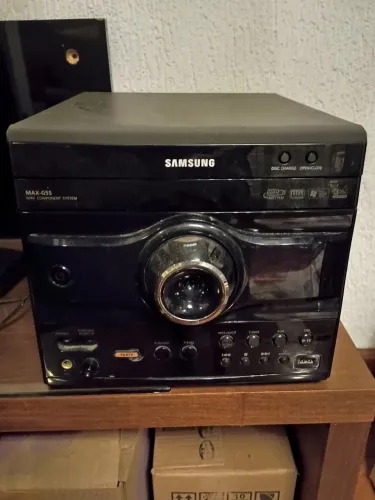 Minisystem Samsung disqueteira 3 CDs