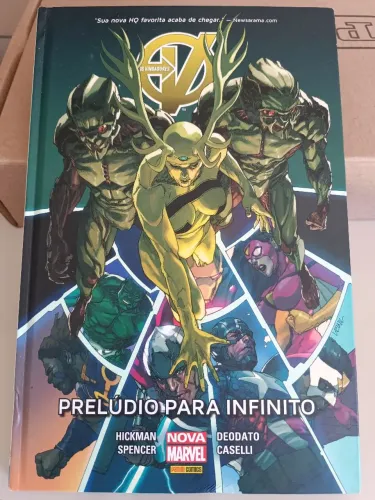 HQ capa dura - Os Vingadores - Prelúdio Para Infinito