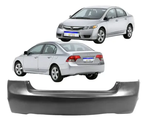 Parachoque Traseiro Honda Civic 2007 2008 2009 2010 2011 