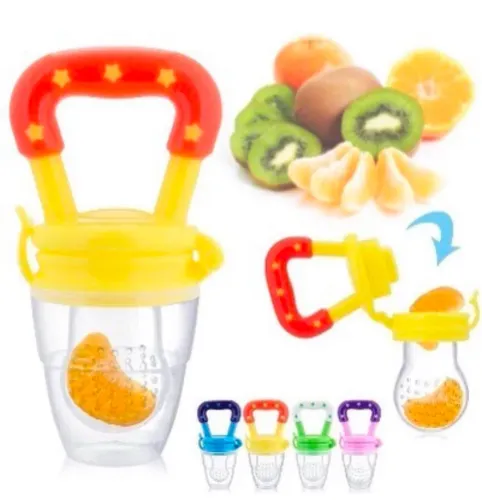 Chupeta alimentadora Infantil - Frutas, Verduras e Carnes.