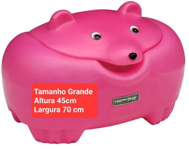 Bau de Brinquedos Urso IMPERDÍVEL