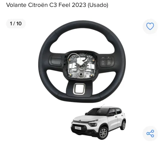 Volante Citroën C3 Feel 2023