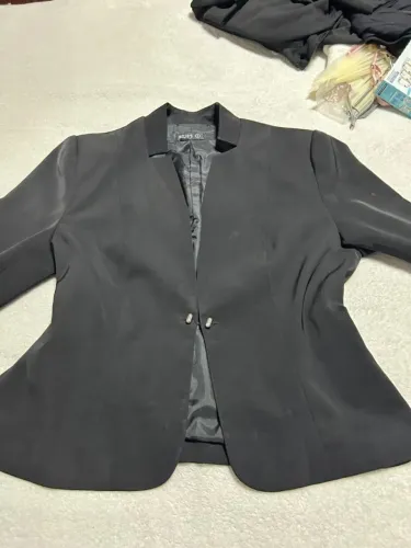 Blaser preto muito elegante