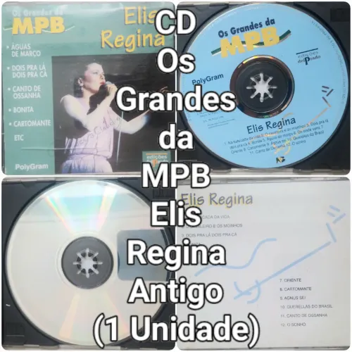 CD Elis Regina Os Grandes da MPB Antigo