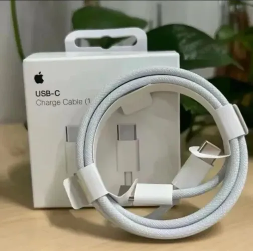 Cabo USB-C Apple original novo