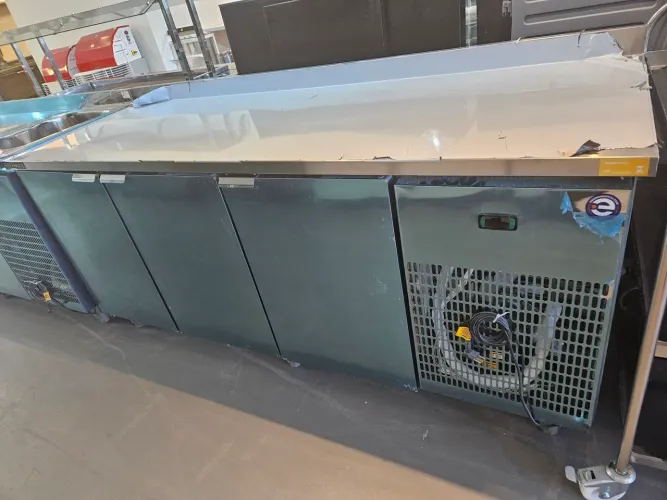bancada de inox refrigerada 2m nova