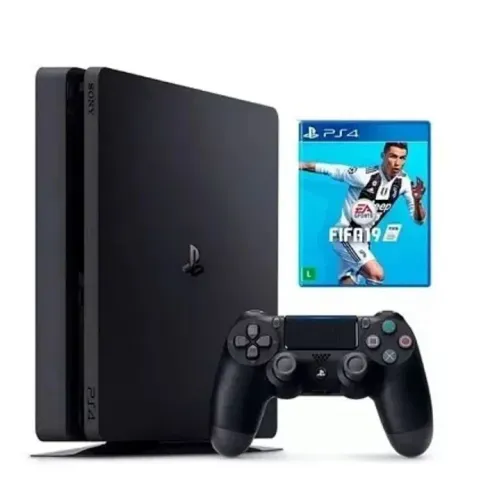 PS4 Slim 500GB + Jogo+ GARANTIA. Temos Loja Física