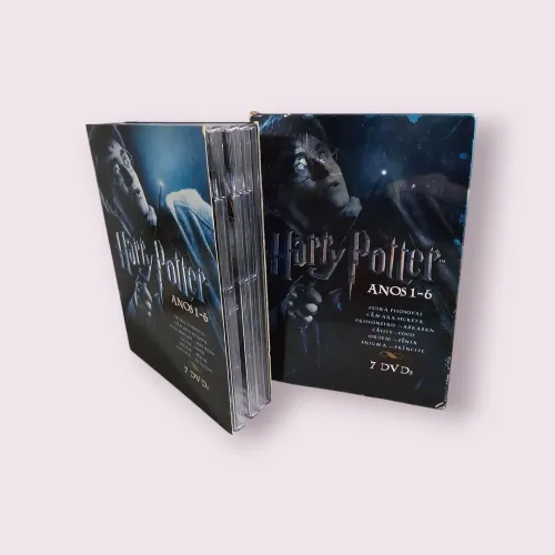 7 DVDs: HARRY POTTER: OS SEIS PRIMEIROS ANOS 1-6 (EDIÇÃO DE COLECIONADOR)