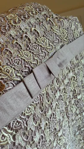 Vestido social longuete