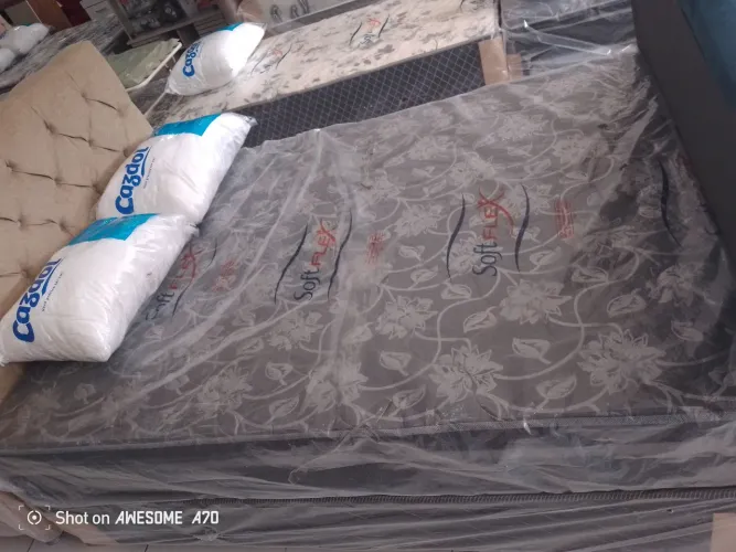 Cama Box Casal Softflex +Base CHAMAAA com entrega grátis