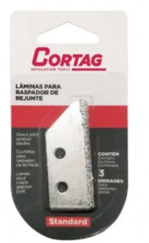 Lâminas para Raspador de Rejunte Cortag