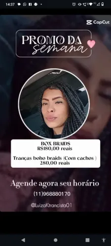 Tranças para cabelo 