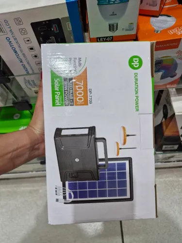 Kit De Iluminação Led Solar 80w Para Camping