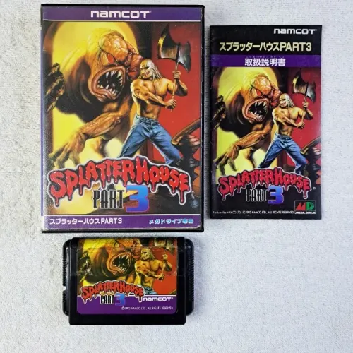 Splatterhouse 3 Original Completo Japonês - Mega Drive. Jogo Raro