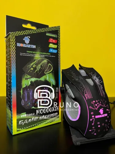 Mouse Gamer RGB Com Fio