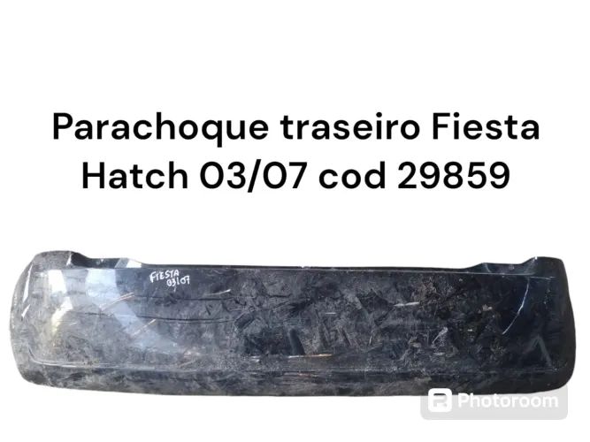 Para-choque Traseiro Fiesta Hatch 03/07