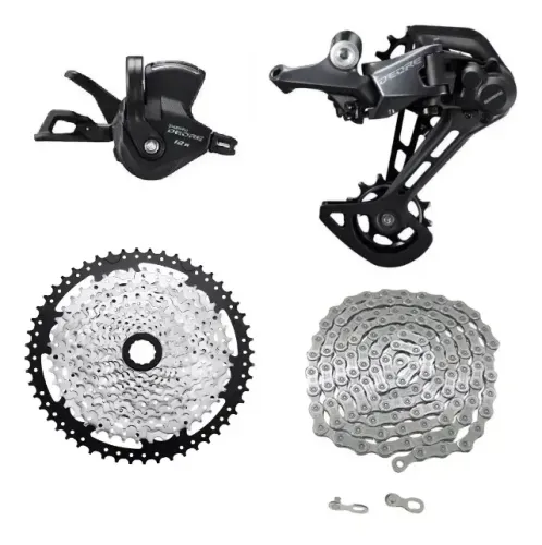 Kit Shimano Deore 12v 1x12 M6100 Padrão Ms Cassete 10x51t