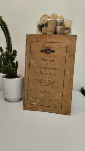 Manual Chevrolet 1933 | Modelos CC, CA, CB-O | Original e Raro