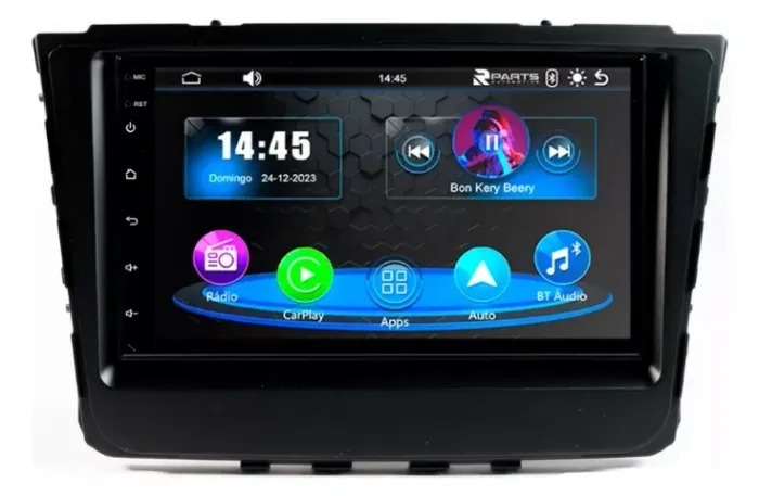 Central Multimídia MP5 Connect Faaftech 7pol. Carplay/a.auto Creta 17/24