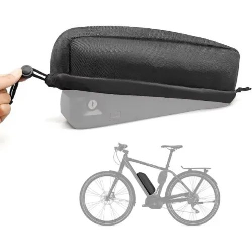 Capa de bateria para bicicleta elétrica, capa protetora à prova d'água e poeira