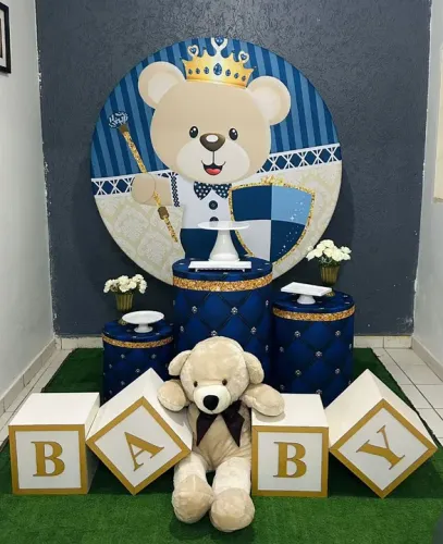 Tema Urso Príncipe / Decoração Urso Príncipe 