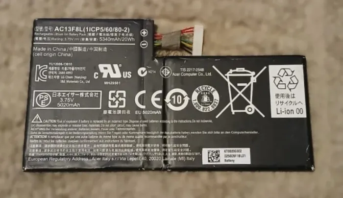 Bateria Acer AC13F8L