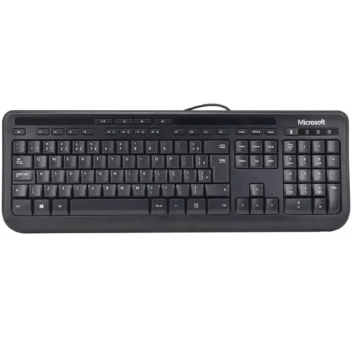 Teclado Office Microsoft Wired 600 - WZetta
