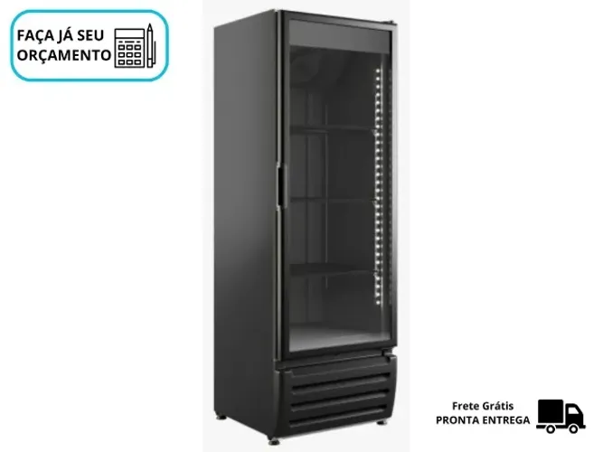 Freezer Vertical Dupla Ação Braslar 470 Litros Porta de Vidro Novo