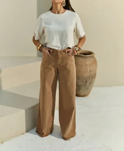 Calça Super Wide Leg 