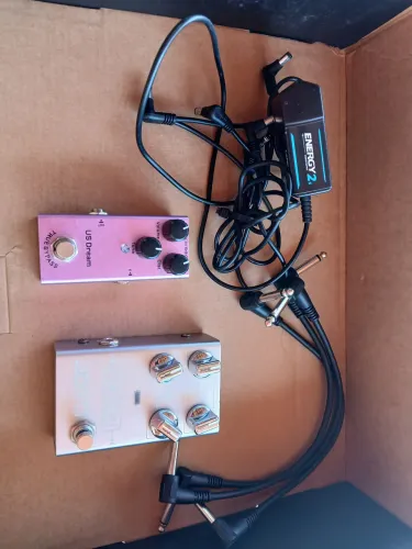 Pedais guitarra + Fonte
