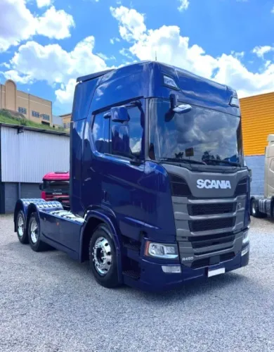 scania r450 azul 2022 - cavalo mecanico 